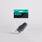 TRADEFORCE - Stecker Schuko Schwarz 16A/250V IP44 Gerade