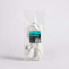 TRADEFORCE - Verlängerungskabel Schukostecker rechtwinklig PVC IP20 10m Weiß 3G1,5 H05VV-F