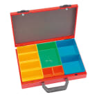 ELTEC - SK 609 Sortimentskoffer rot 9 Wechselboxen