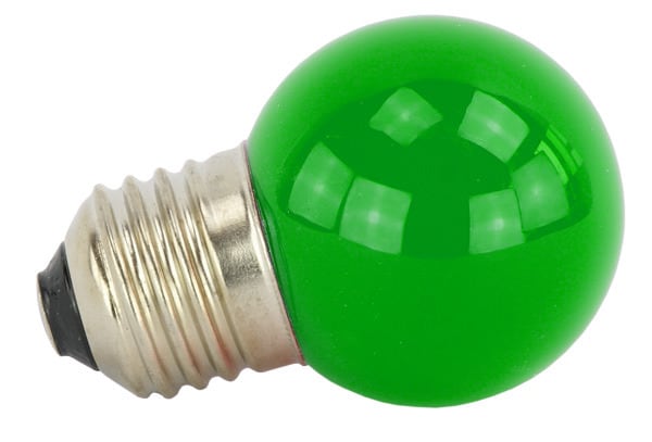 ELTEC - LED-ILLU 0,9W grün E27 Illulampe LED grün E27