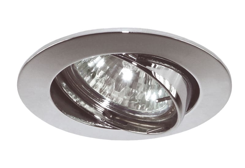 ELTEC - Druckguß-Einbaustrahler MR16, schwenkbar, chrom