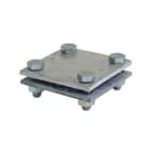 ELTEC - KK30 Kreuzklemme 30  x 30 mm feuerverzinkt Flachdraht
