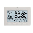 PERRY - Menuegefuehrte digitale Wochen-Raumthermostatuhr Serie NEXT 3V Farbe weiss - 230V