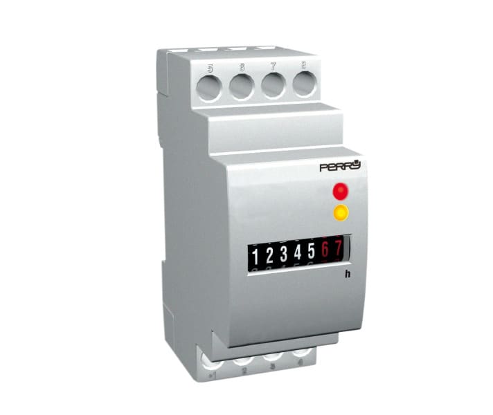 PERRY - Betriebsstundenzaehler - 2 TE 230V a.c.