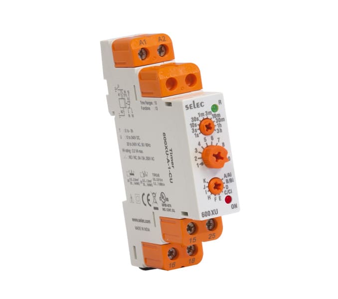 ELTEC - Selec 600XU Multifunktions-Zeitrelais 5A, 1 Wechsler