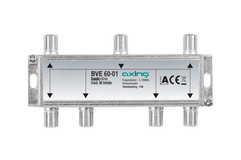 ELTEC - BVE6-01Verteiler 6-fach Breitband