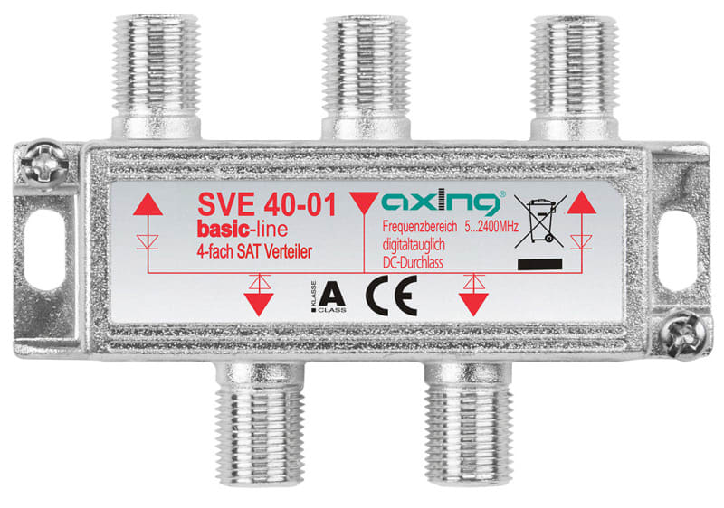 ELTEC - SVE 40-01 SAT-Verteiler 4-fach