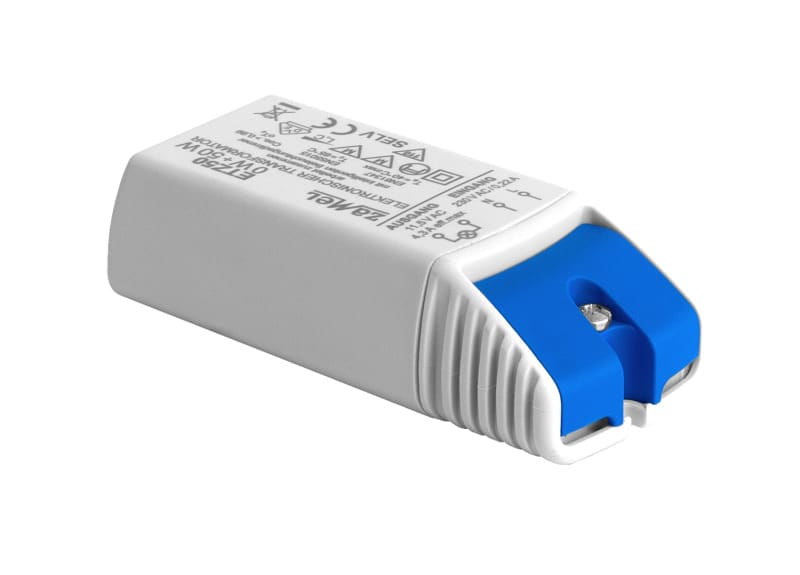 EMZ - Elektronischer NV-Halogentrafo 50 W, 11,5 V für Phasenan- und abschnittsdimmer