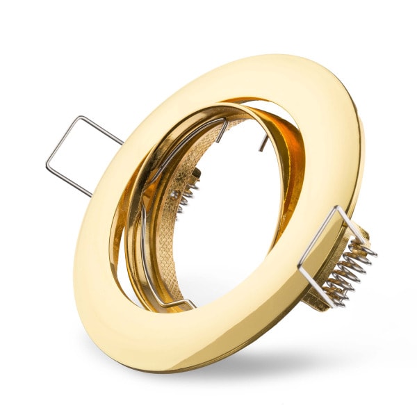 EMZ - Einbauring LEDmaxx schwenkbar, gold, rund