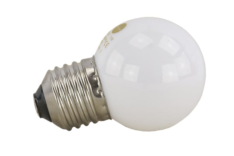 EMZ - LED Tropfen LEDmaxx opal, 0,8W, E27, 3000K, 50 lm