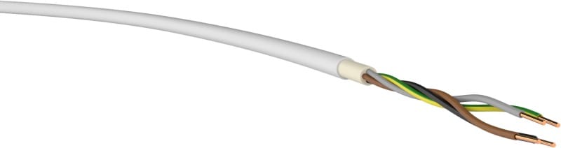 KABEL-LEITUNGEN - Halogenfreie Mantelleitung mit verbessertem Verhalten im Brandfall NHXMH 4X1,5 GR B2ca