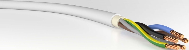 KABEL-LEITUNGEN - PVC-Mantelleitungen YM-J 5X10 RM GR Eca