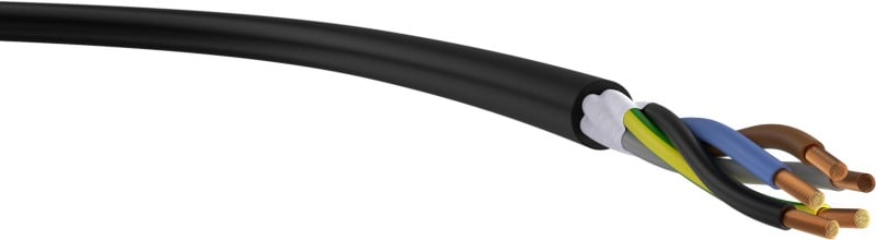 KABEL-LEITUNGEN - Gummischlauchleitung für mittlere mechanische Beanspruchung H07RN-F (GMS) 5G25 SW Eca