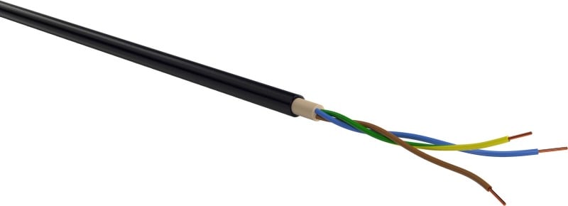 KABEL-LEITUNGEN - PVC-isolierte Starkstromkabel 0,6/1kV ein- und mehradrig E-YY 3X1,5 RE SW Eca