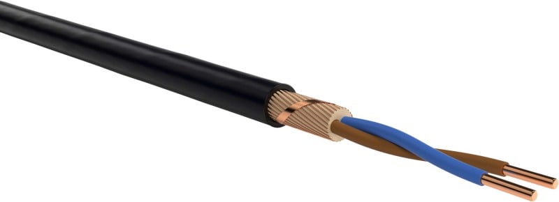 KABEL-LEITUNGEN - PVC-isolierte Starkstromkabel mit konzentrischem Leiter NYCY 12X6 RE/10 SW Eca
