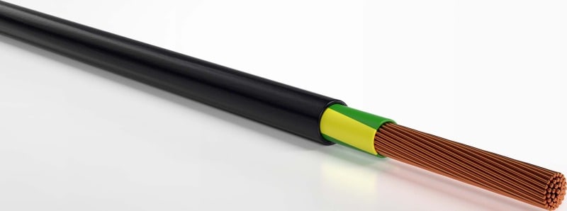 KABEL-LEITUNGEN - PVC-isolierte Starkstromkabel 0,6/1kV ein- und mehradrig NYY 3x185/95 SM SW Eca