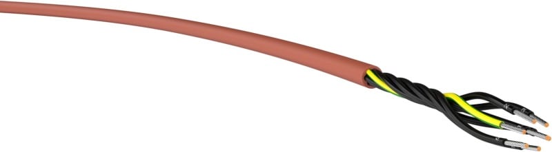 KABEL-LEITUNGEN - Silikon-Schlauchleitung SiHF 7X1 RTBR Eca
