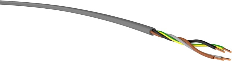 KABEL-LEITUNGEN - PVC-Steuerleitungen YSLY-JB (Farbig) 4X1 GR (LSYY) Eca
