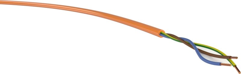 KABEL-LEITUNGEN - Polyurethan-Baustellenleitung mit gummiisolierten Adern H07BQ-F 3G1,5 OR