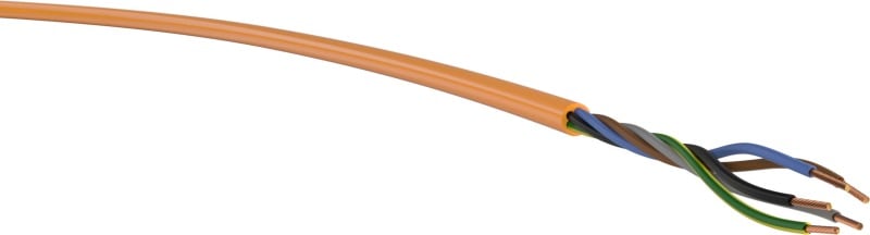 KABEL-LEITUNGEN - Polyurethan-Baustellenleitung mit gummiisolierten Adern H07BQ-F 5G6 OR O.A.