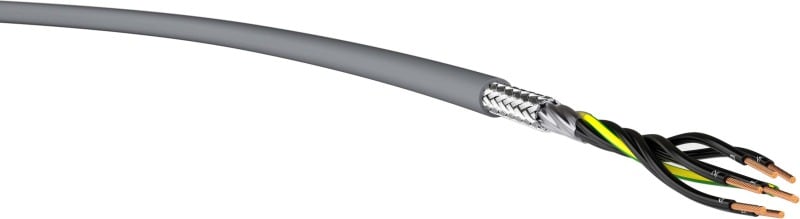 KABEL-LEITUNGEN - PVC-Steuerleitung mit Kupferabschirmung YSLCY 7X0,75 GR Eca