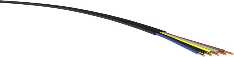 KABEL-LEITUNGEN - PVC-Flachleitung für geringe und mittlere mechanische Beanspruchung H07VVH6-F 5G1,5 SW