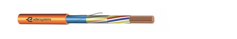 EUPEN - Halogenfreie, flammwidrige Installationskabel für die Industrie-Elektronik mit einem Funktionserhalt von 90 Minuten JE-H(ST)H E90 + 4X2X0,8 