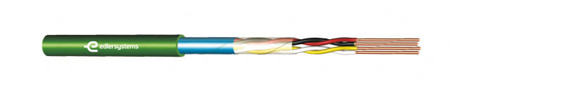 KABEL-LEITUNGEN - MSR-Installationskabel mit statischem Schirm Europäischer Installations Bus J-Y(ST)Y EIB 2X2X0,8 GN Eca