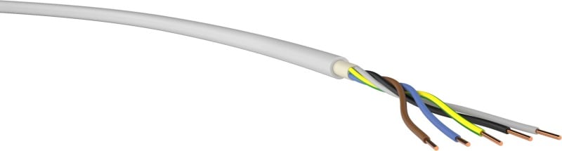 KABEL-LEITUNGEN - Halogenfreie Mantelleitung mit verbessertem Verhalten im Brandfall NHXMH 5X6 GR B2ca