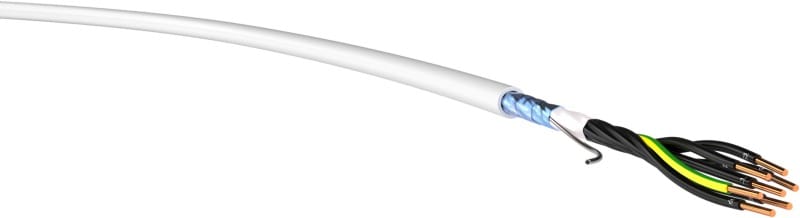 KABEL-LEITUNGEN - PVC-Mantelleitung geschirmt Bioleitung (N)YM(ST)-J 7X1,5/1,5 GR Eca