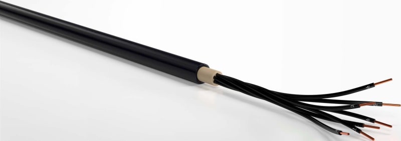 KABEL-LEITUNGEN - PVC-isolierte Starkstromkabel 0,6/1kV ein- und mehradrig E-YY-OZ 19X2,5 RE SW Eca