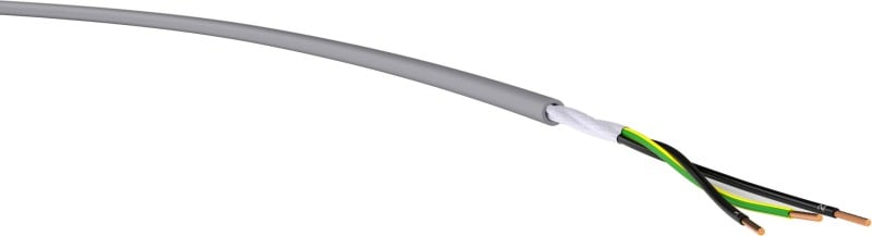 KABEL-LEITUNGEN - PUR-Schleppkettenleitung S 200 (1 Ader GNGE) 3X0,75 GR