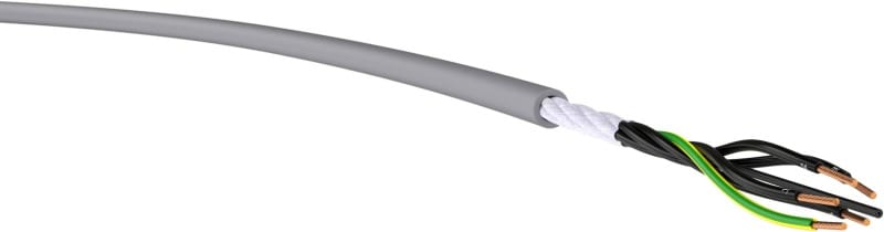 KABEL-LEITUNGEN - PVC-Schleppkettenleitung S 80 (1 Ader GNGE) (Li-YI2YM2) 5x10 GR