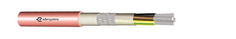 KABEL-LEITUNGEN - Silikon-Schlauchleitung mit Kupferabschirmung SiFCuSi 4X1,5 RTBR Eca