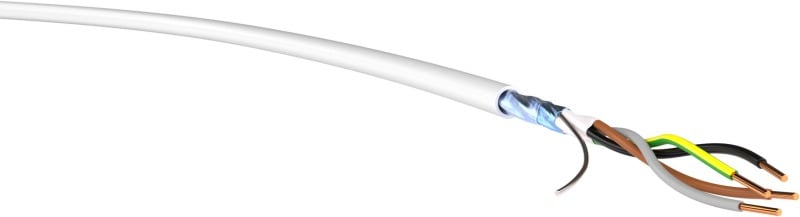 KABEL-LEITUNGEN - PVC-Mantelleitung geschirmt Bioleitung (N)YM(ST)-J 4X1,5/1,5 GR Eca