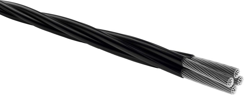 KABEL-LEITUNGEN - PE-isolierte Freileitung E-A2Y 2X25 RM SW