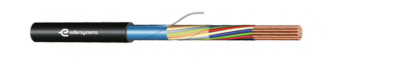 KABEL-LEITUNGEN - Polyethylen-isolierte Fernsprechkabel für Ortsnetze F-2YA2Y 6X2X0,8 SW Fca