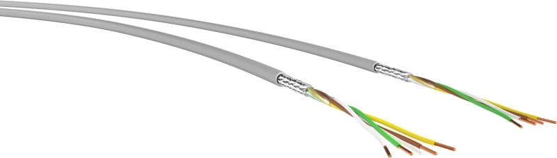 KABEL-LEITUNGEN - Elektronik-Steuerleitung mit Abschirmung aus verzinntem Kupfergeflecht LiYCY 4X0,14 GR Eca