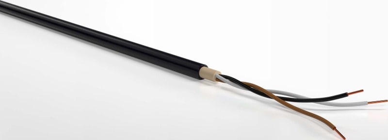 KABEL-LEITUNGEN - PVC-isolierte Starkstromkabel 0,6/1kV ein- und mehradrig E-YY 3X6 RE SW Eca