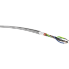 KABEL-LEITUNGEN - Silikon-Schlauchleitung mit Stahldrahtgeflecht und Glasseidengeflecht SIHFP-J 5X2,5 RTBR