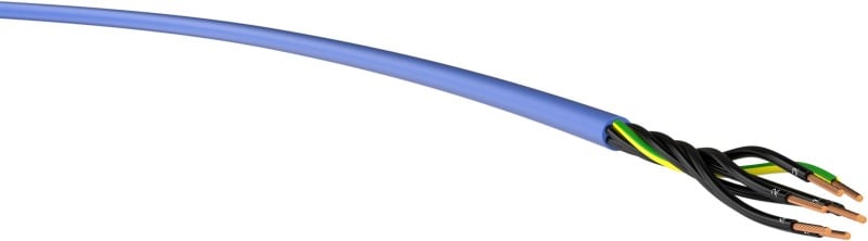 KABEL-LEITUNGEN - PVC-Steuerleitung für eigensichere Stromkreise mit blauem Außenmantel YSLY (blau) eigensicher EB 7X1,5 BL Eca