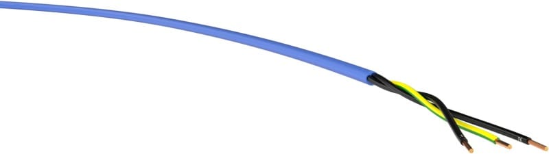 KABEL-LEITUNGEN - PVC-Steuerleitung für eigensichere Stromkreise mit blauem Außenmantel YSLY (blau) eigensicher EB 3X1,5 BL Eca