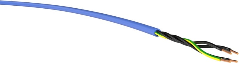 KABEL-LEITUNGEN - PVC-Steuerleitung für eigensichere Stromkreise mit blauem Außenmantel YSLY (blau) eigensicher EB 4X1,5 BL Eca