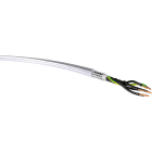 KABEL-LEITUNGEN - PVC-Steuerleitung mit Stahldrahtgeflecht YSLYQY 7X0,75 TRANSP