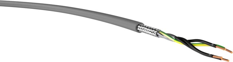 KABEL-LEITUNGEN - Halogenfreie Steuerleitung mit EMV-optimierter Geflechtabschirmung und verbessertem Verhalten im Brandfall HSLCH FRNC 4X1,5 B2ca