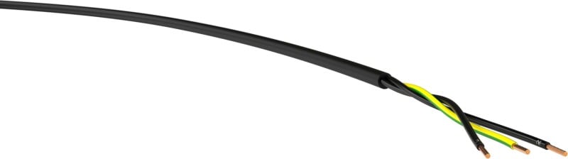 KABEL-LEITUNGEN - PVC-Steuerleitungen YSLY-JZ 0,6/1 kV 5X2,5 SW (LSYY) Eca