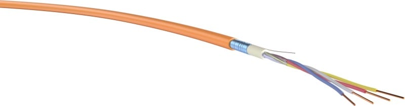 KABEL-LEITUNGEN - Halogenfreie, flammwidrige Installationskabel für die Industrie-Elektronik mit einem Funktionserhalt von 90 Minuten JE-H(ST)H E90 1X2X0,8 OR