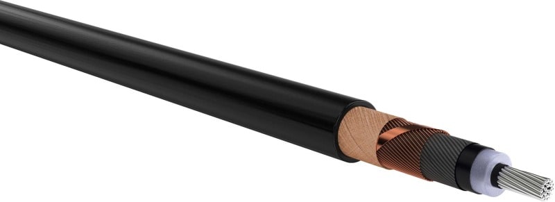 KABEL-LEITUNGEN - Einadrige längswasserdichte VPE-isolierte Kabel mit PE-Außenmantel NA2XS(F)2Y 1X150 RM/25 12/20 kV SW