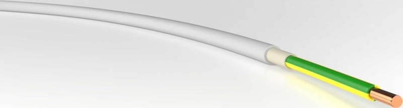 KABEL-LEITUNGEN - Halogenfreie Mantelleitung mit verbessertem Verhalten im Brandfall NHXMH 1X6 GR Dca