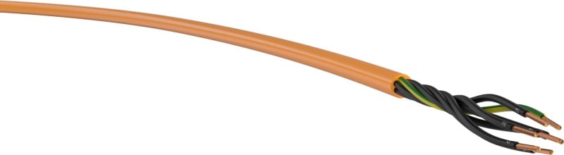 KABEL-LEITUNGEN - Polyurethan-Baustellenleitung mit gummiisolierten Adern 07BQ-F 12G1,5 OR